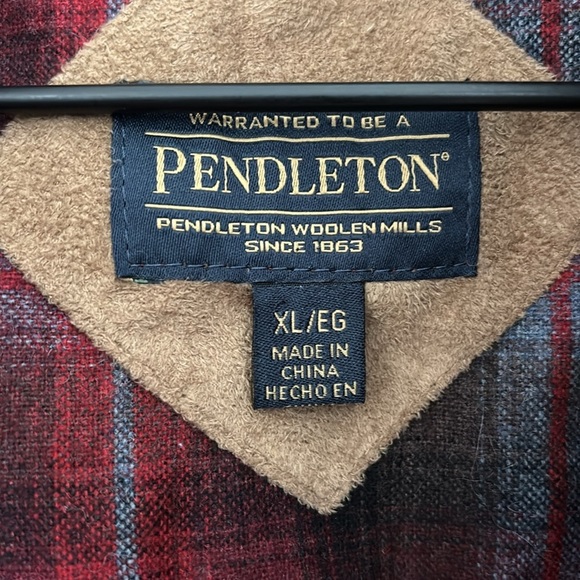 Pendleton Cozy Warm Fuzzy zip front ladies XL jacket coat - Picture 4 of 10